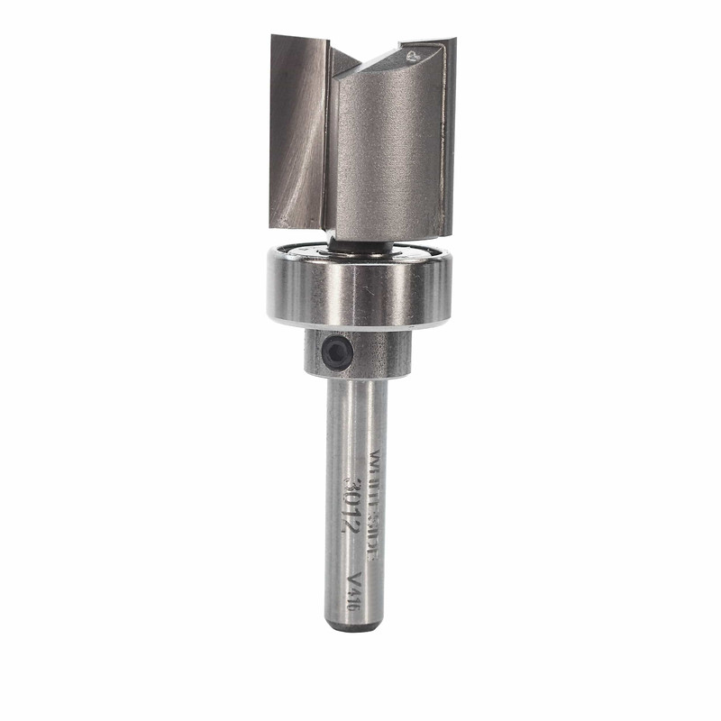 Bearing Template Router Bit - Shank:1/4" - Diameter:3/4" - Cutting Length:3/4"